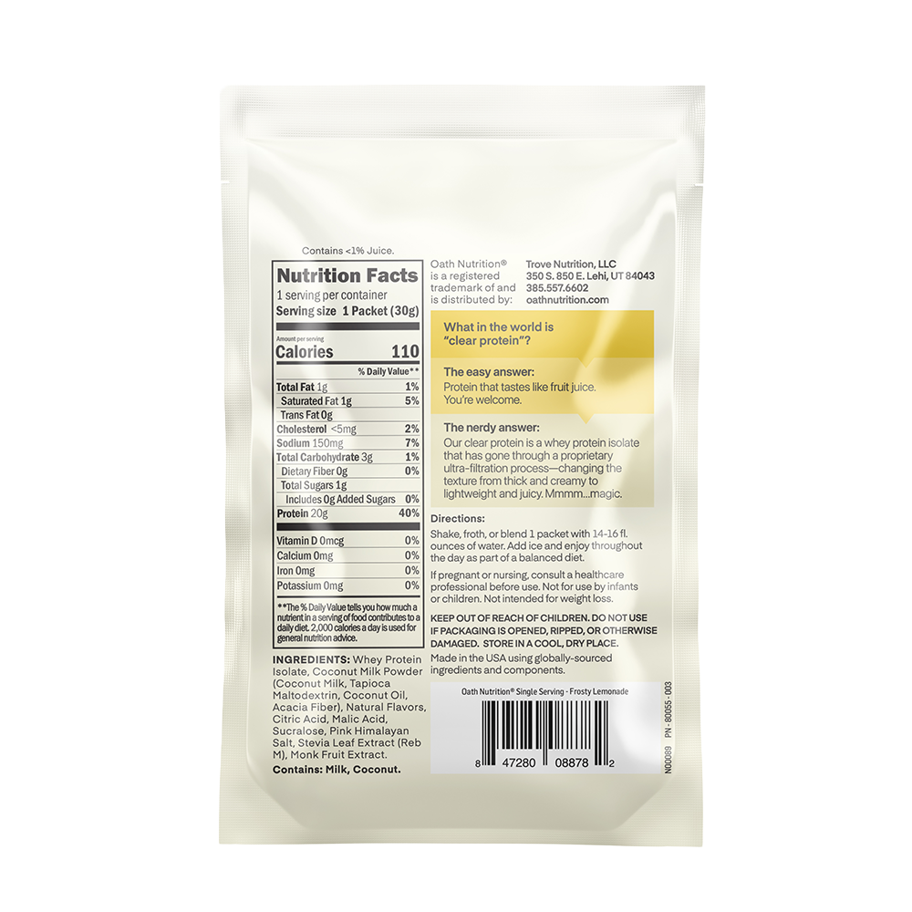 #Flavor_Frosty Lemonade CW - One Serving