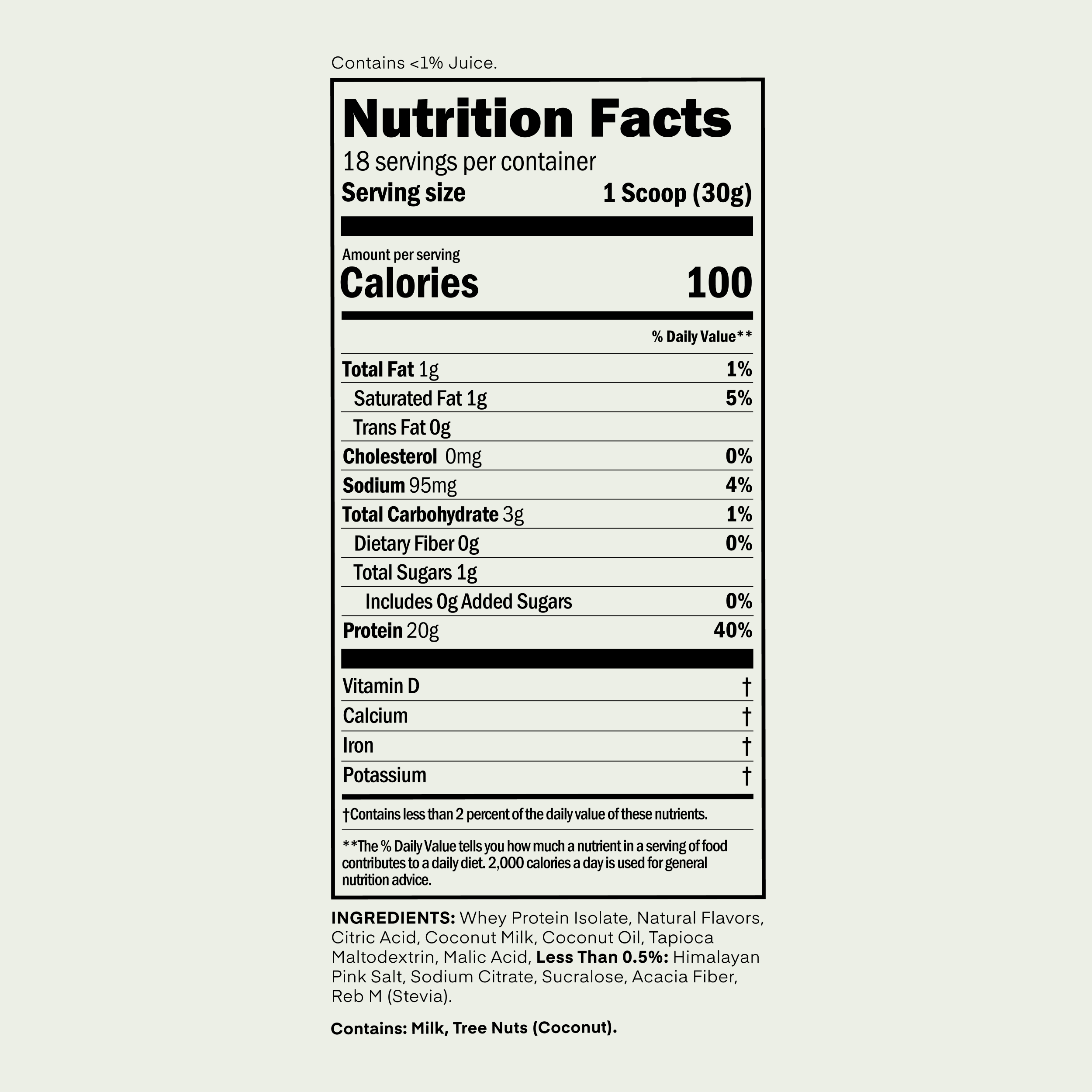 Oath Clear Protein Powder