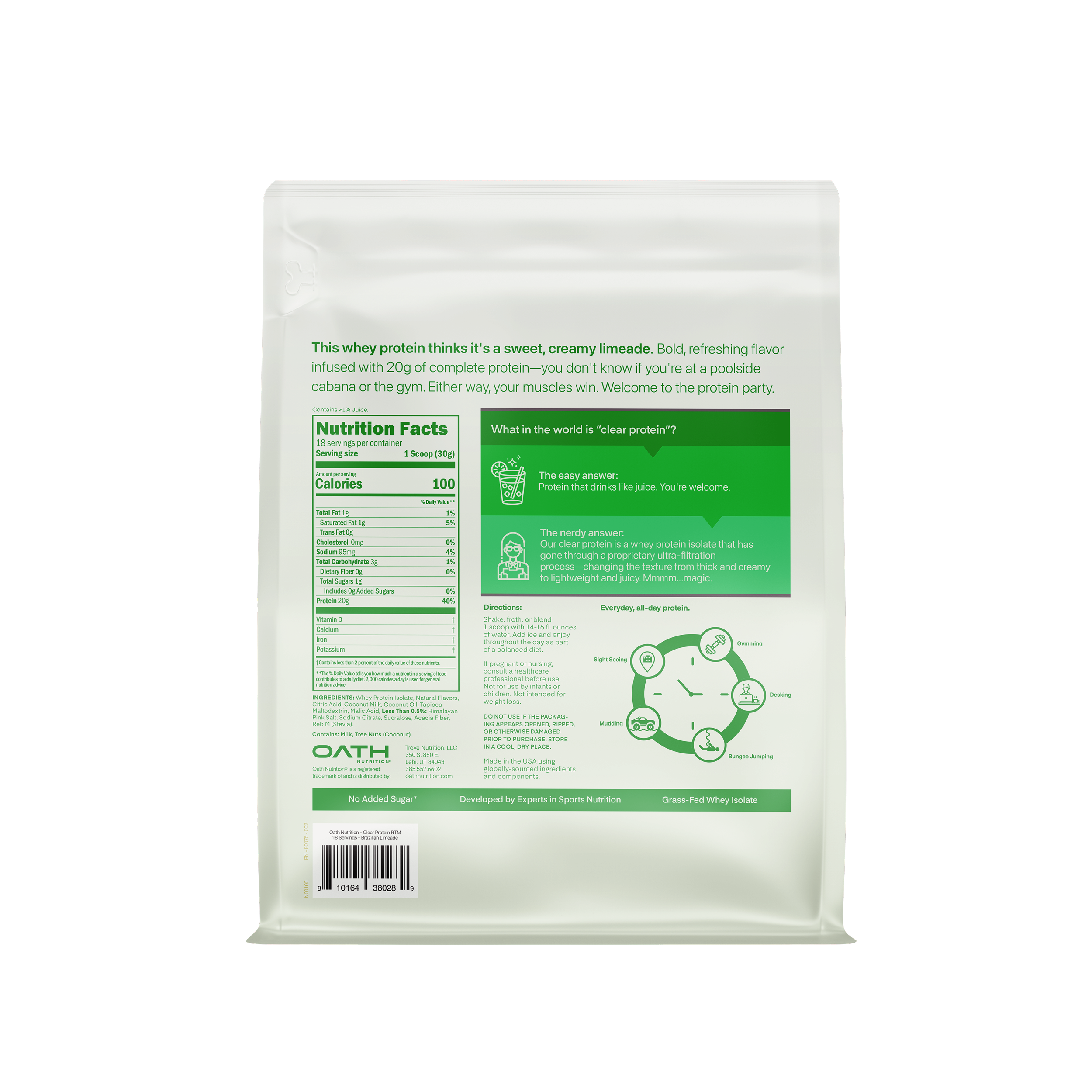 Oath Clear Protein Powder