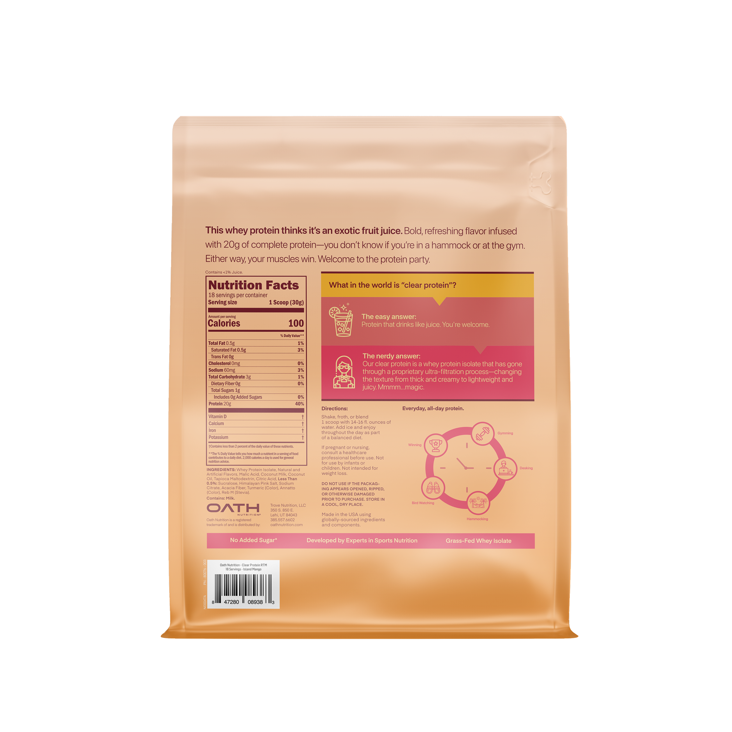 Oath Clear Protein Powder