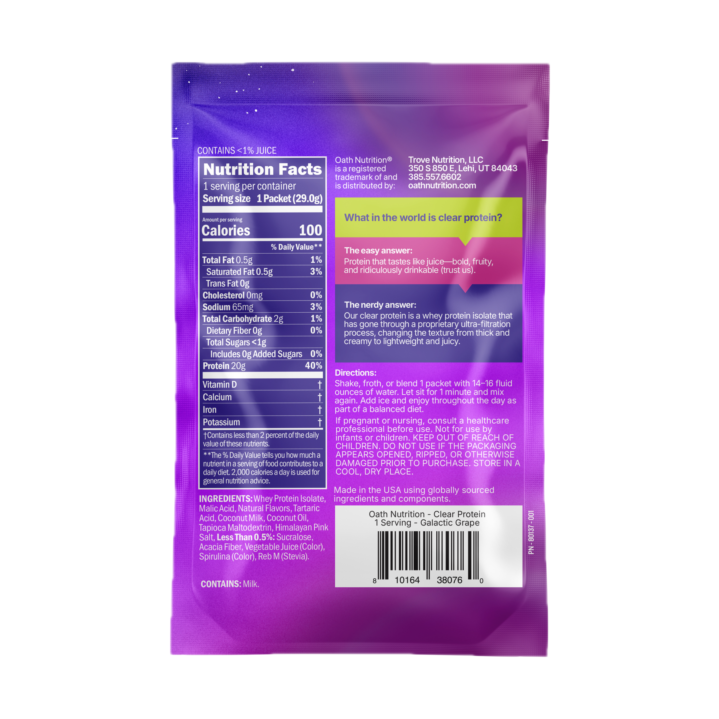 Clear Protein - Limited Edition