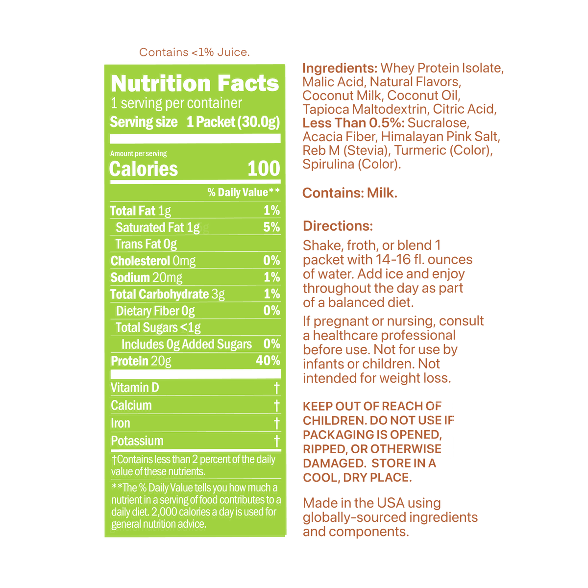 Clear Protein - Limited Edition