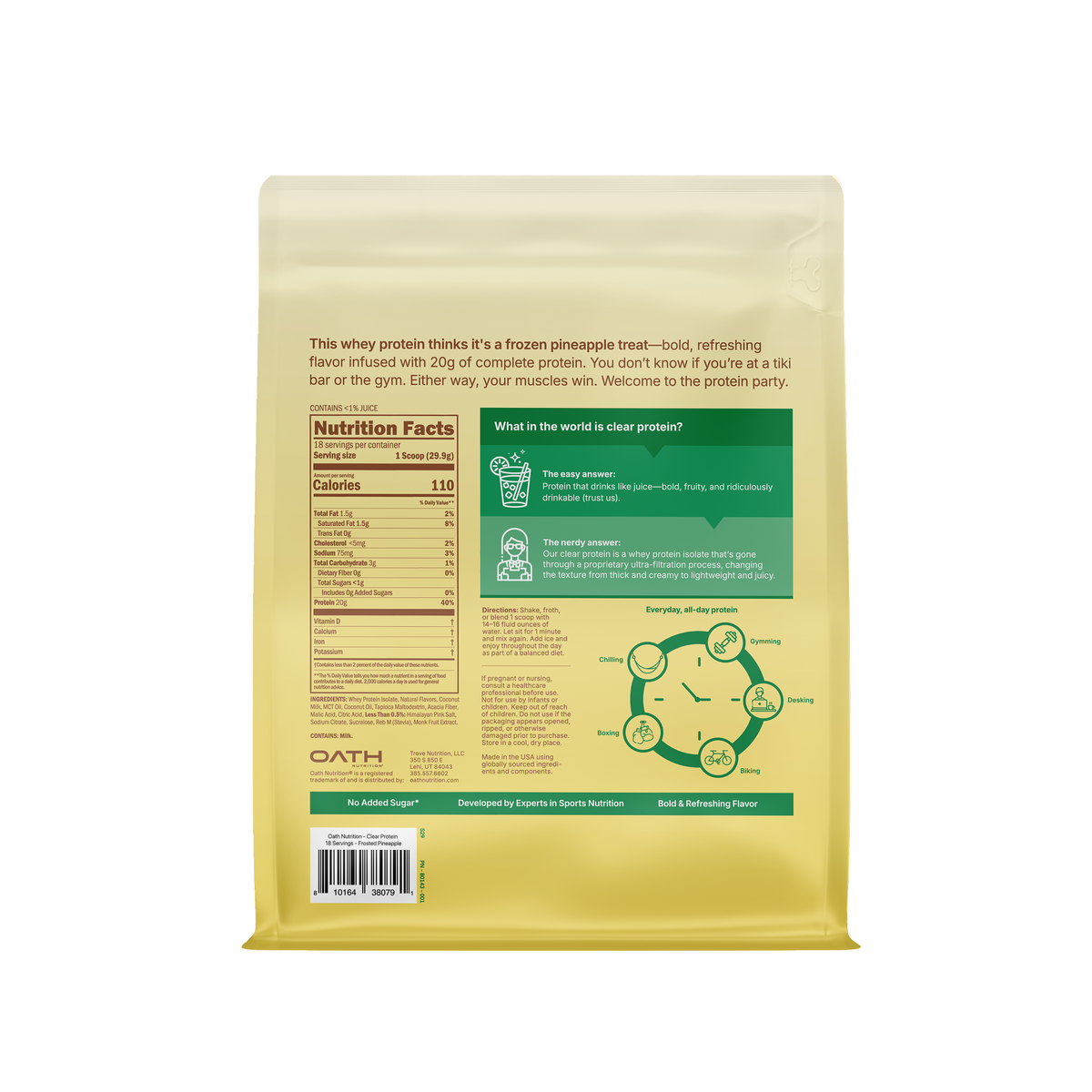 Oath Clear Protein Powder