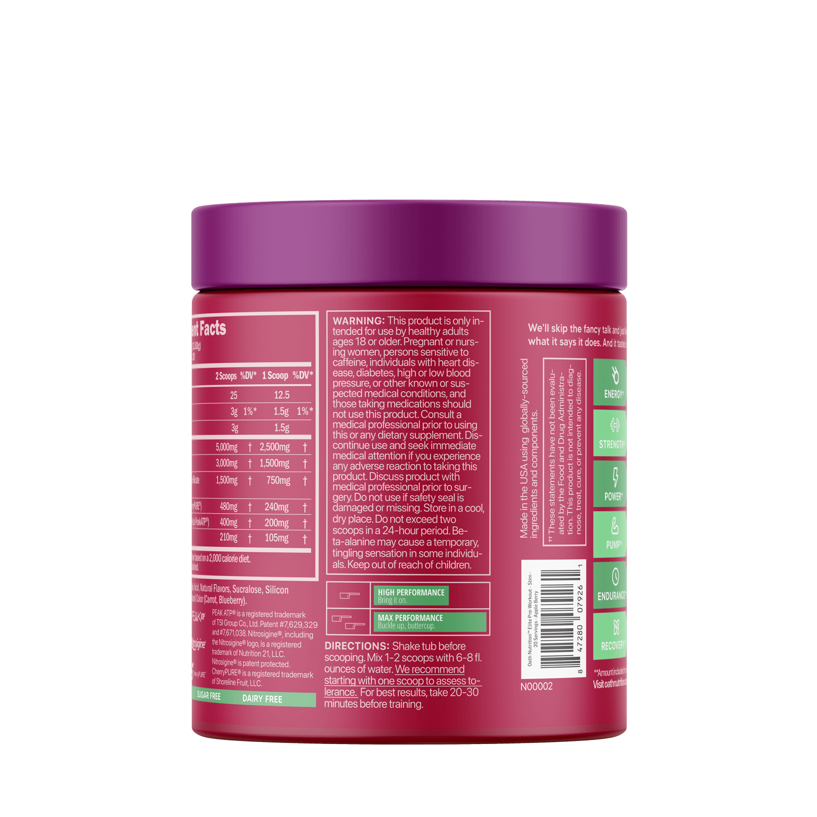 #Flavor_Appleberry Orchard Pre - 20 Servings