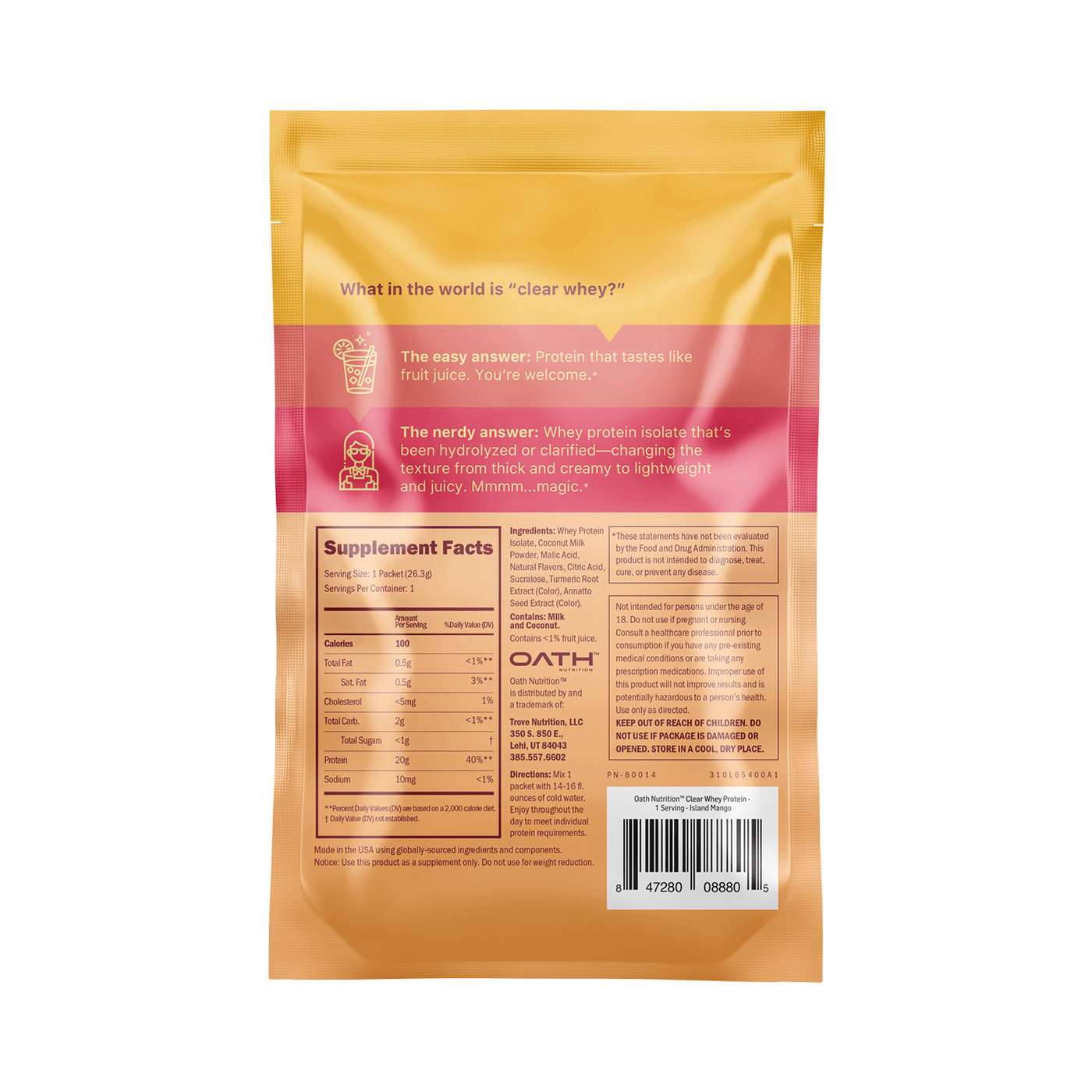 #Flavor_Island Mango CW - One Serving