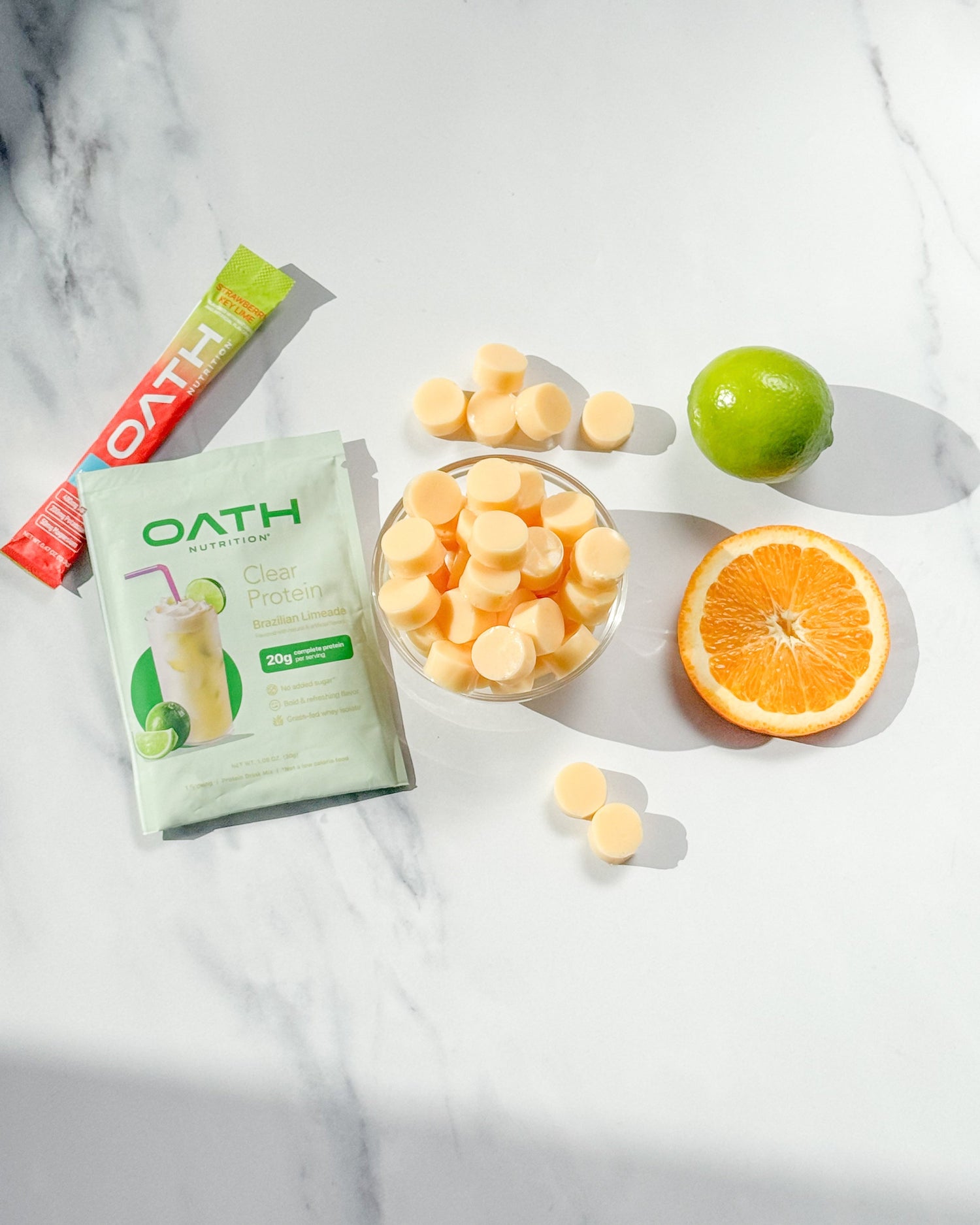 Strawberry Limeade Protein Gummies