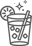 Refreshing drink icon