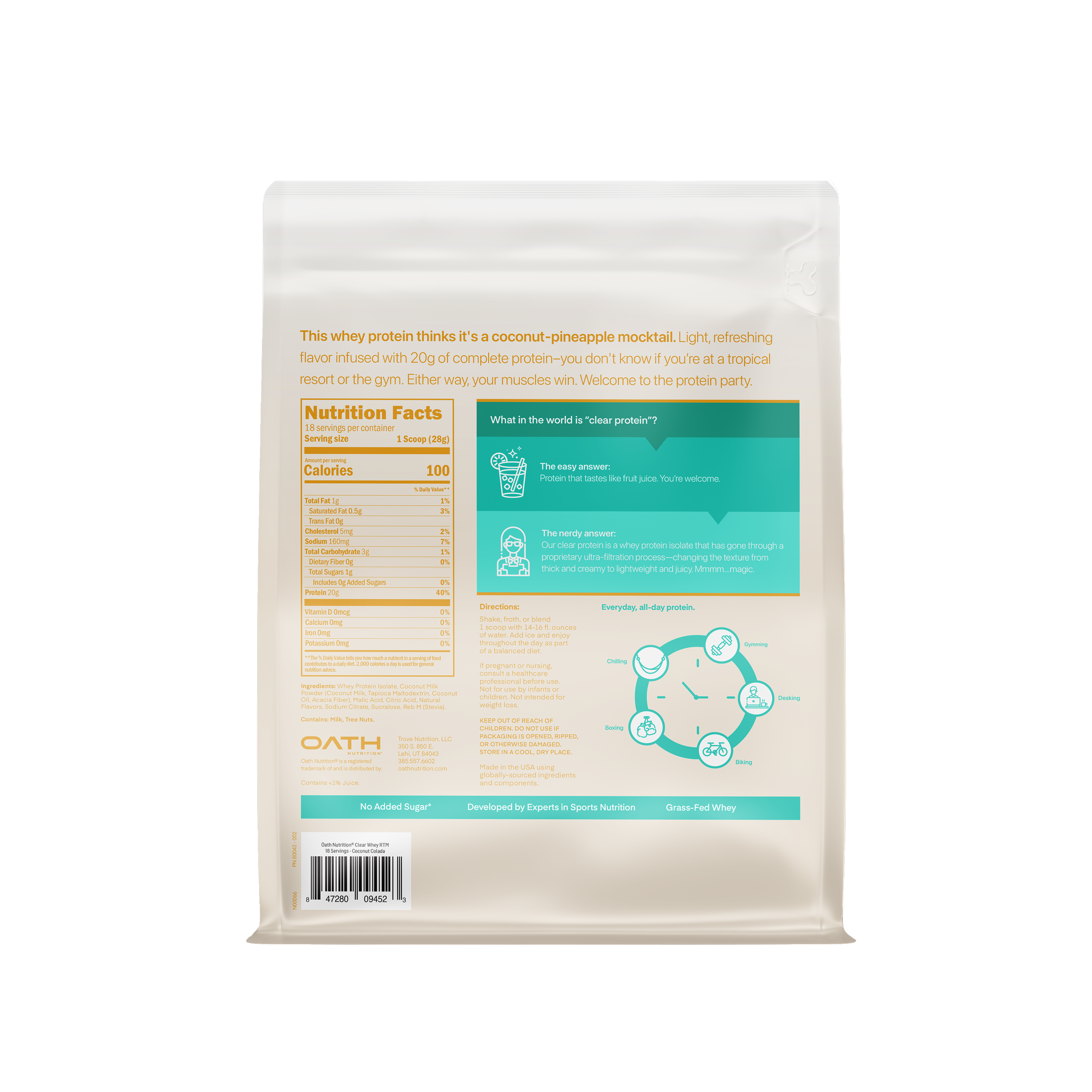 Oath Clear Protein Powder