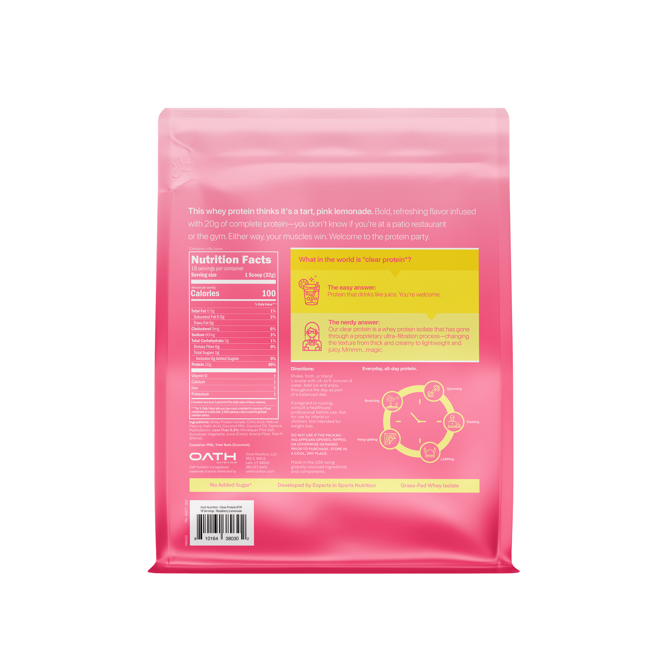 Oath Clear Protein Powder