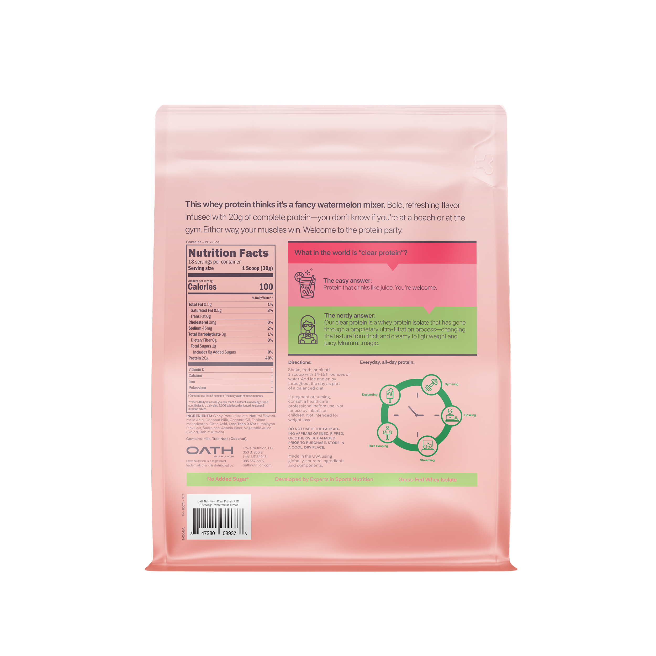 Oath Clear Protein Powder