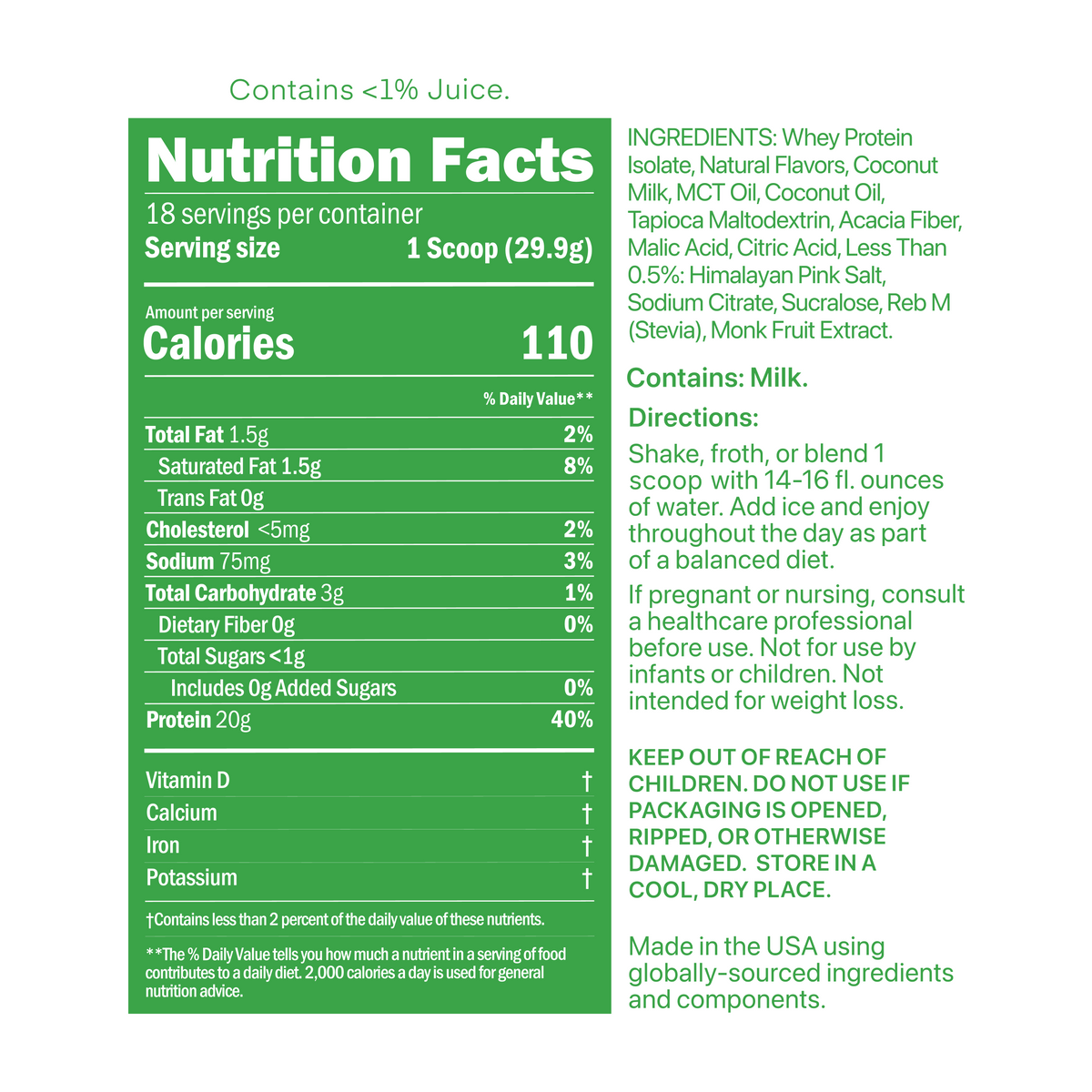 Oath Clear Protein Powder