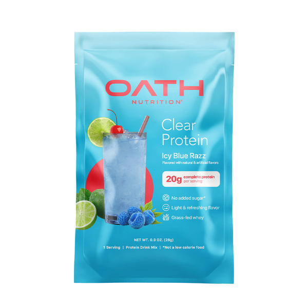 Protien Blue Razz Clear Whey Protein - Singles Serving Samples